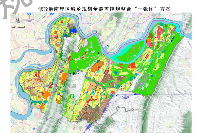 重庆主城区城乡规划全覆盖控规一张图方案公示