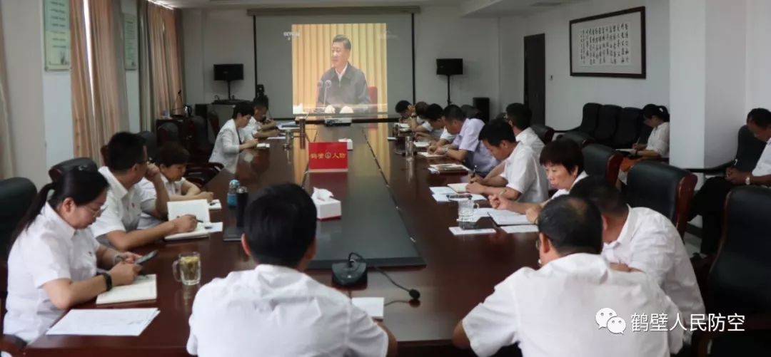 市人防办开展党章集中学习月集体学习办领导杨怀庆讲党课