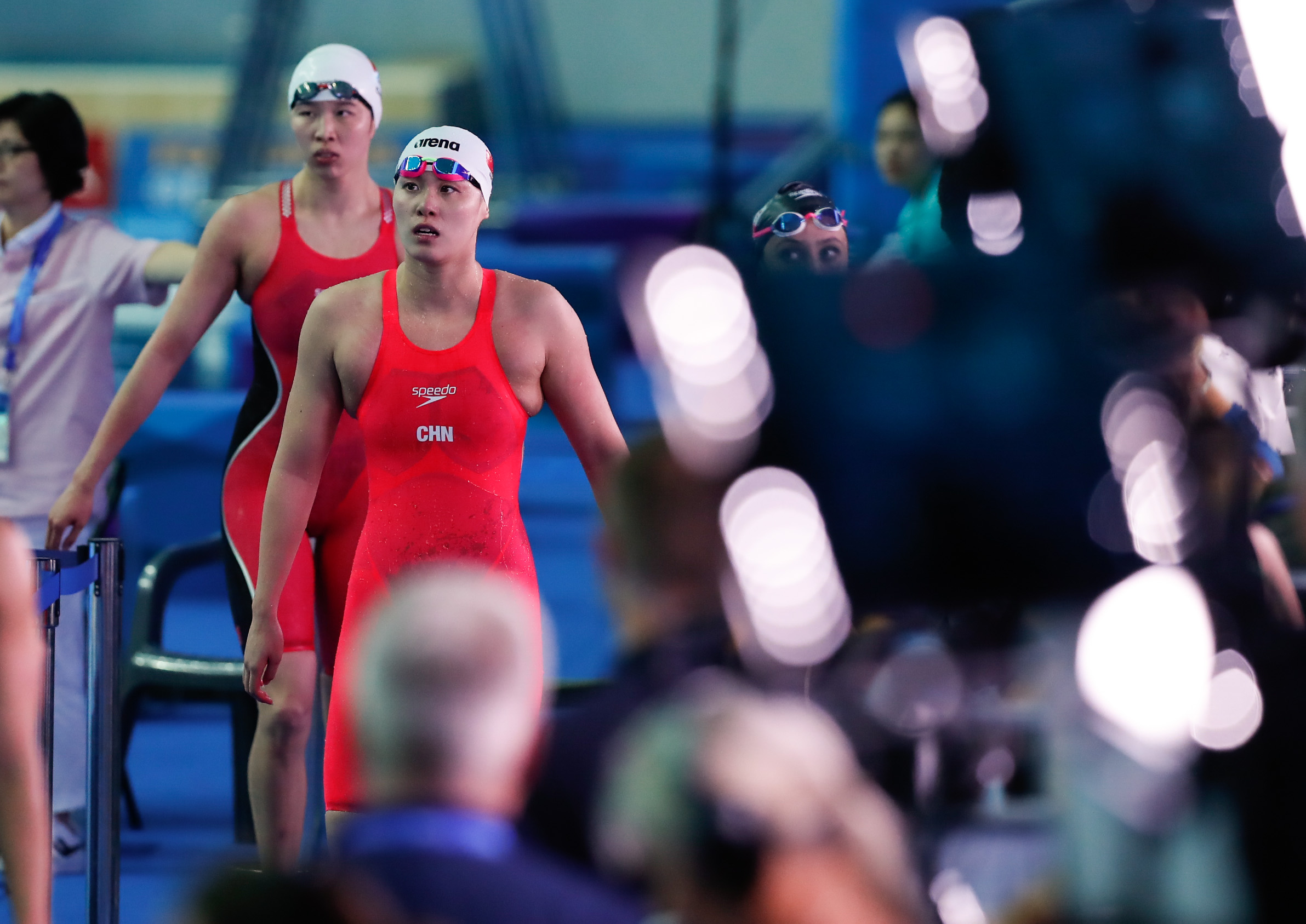 游泳——全国冠军赛：女子200米仰泳预赛赛况_柳雅欣