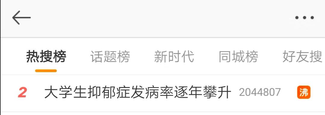 【提醒】大学生抑郁症发病率逐年攀升!高发期是… 【提醒】大学生抑郁症发病率逐年攀升!高发期是…