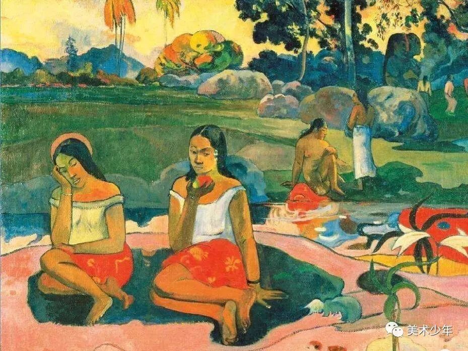名画欣赏|甜蜜的梦_高更