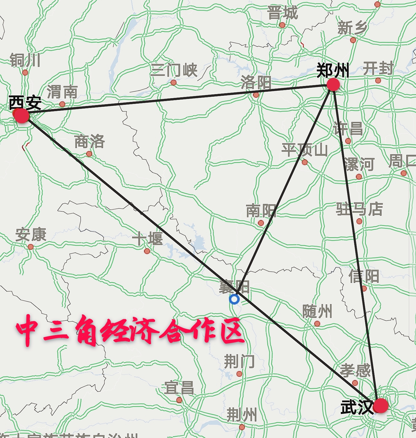 三大国家中心城市共同打造1个经济区,横跨3个