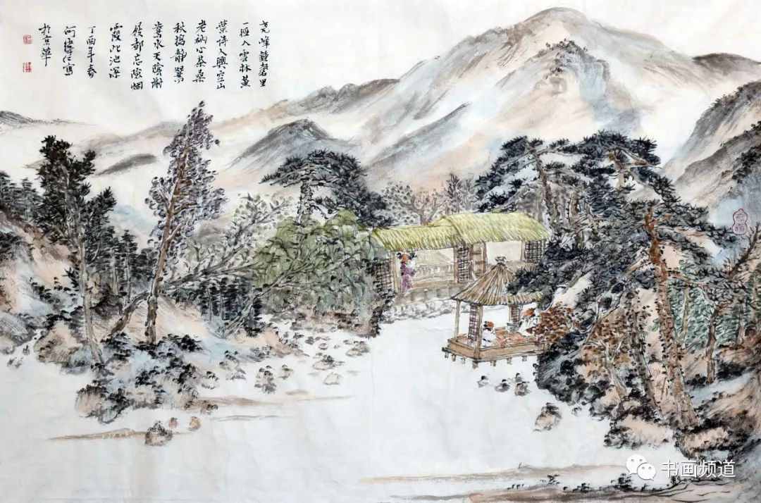 新古典山水著名画家何纬仁