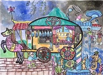 寻找小小智绘家!广汽丰田梦想之车儿童绘画