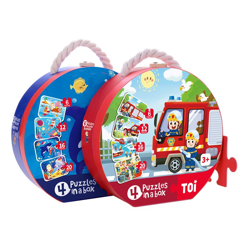 给娃入拼图,一定不要错过这套大片低幼龄拼图