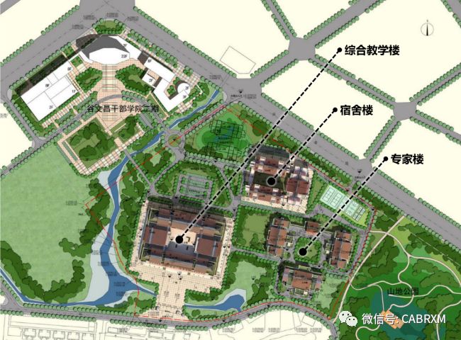 作品| 古法今用,红色赞歌——谷文昌干部学院(一期)综合教学楼创作