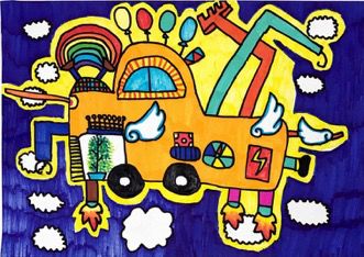 寻找小小智绘家!广汽丰田梦想之车儿童绘画