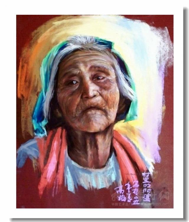 「绚丽典雅」高焰色粉肖像画