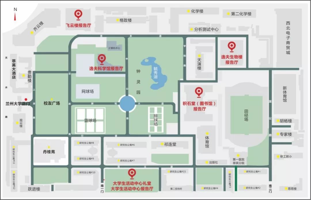 兰州大学平面图