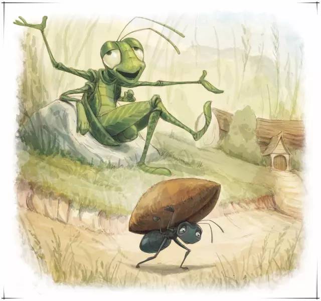 睡前英语故事 | the ant and the grasshopper 蚂蚁和蚱蜢