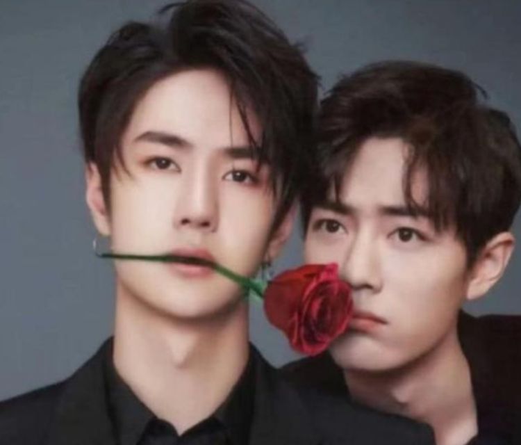 《陈情令》肖战王一博路透照流出,离开美颜滤镜,真实颜值藏不住