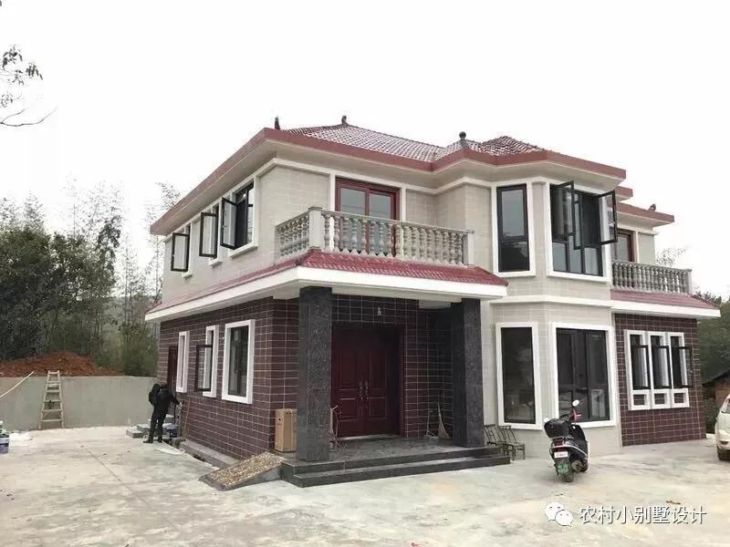 2018最受农村人追捧二层网红爆款别墅建房直播实景案例