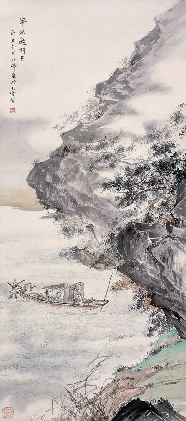 都知道他的女人很出名,其实他的山水也很厉害