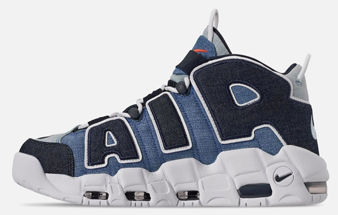 上脚水洗色牛仔外套?NIKE Air More Uptempo全新丹宁配色上线! 百乐宫官网