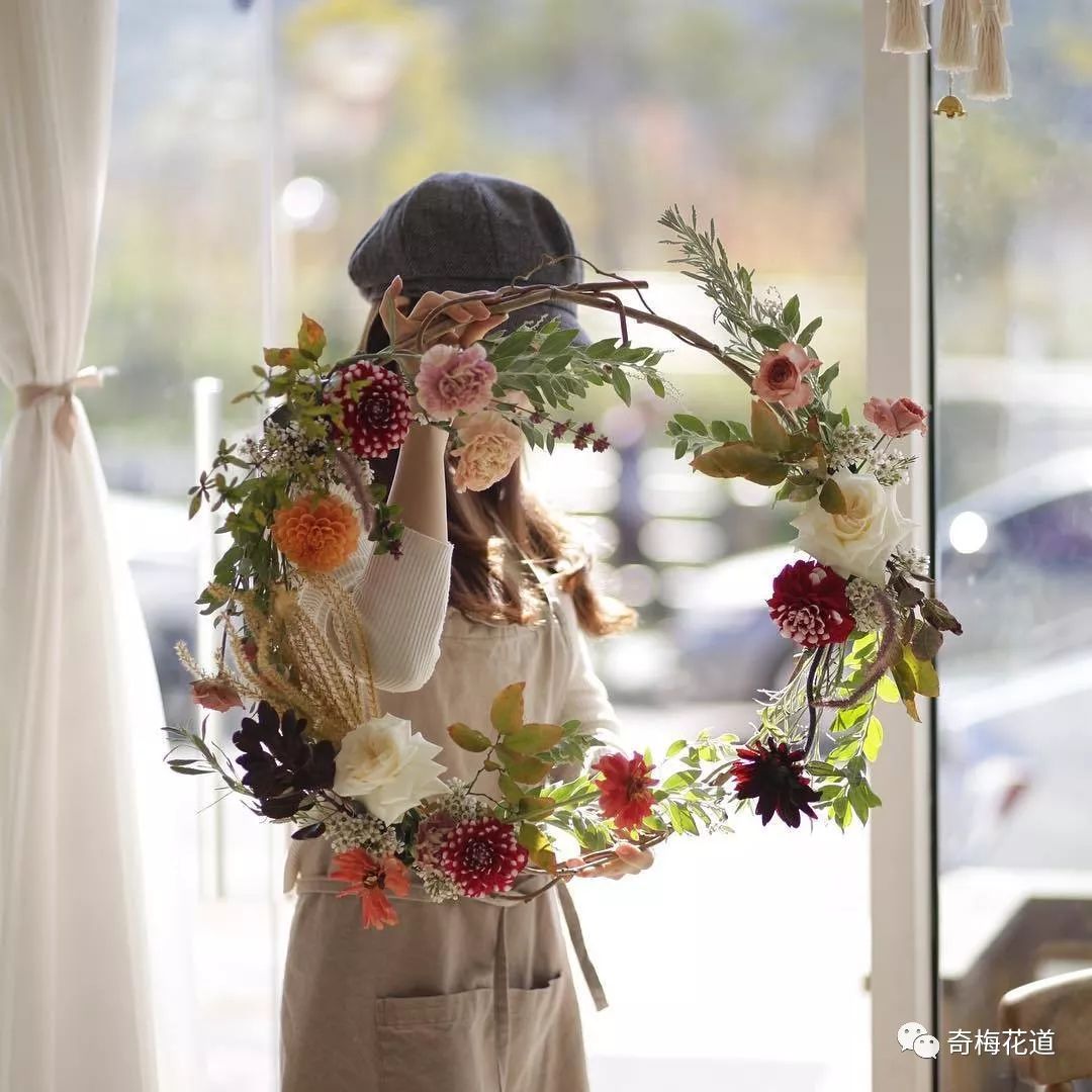 奇梅花道花环大赏带你感受生活中的微小幸福