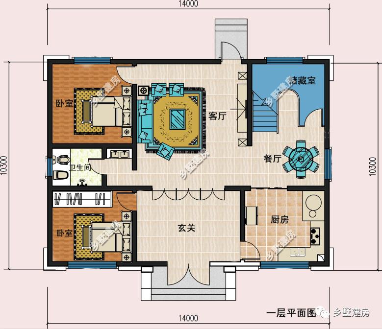 新中式别墅加入农村现代设计元素层次感分明