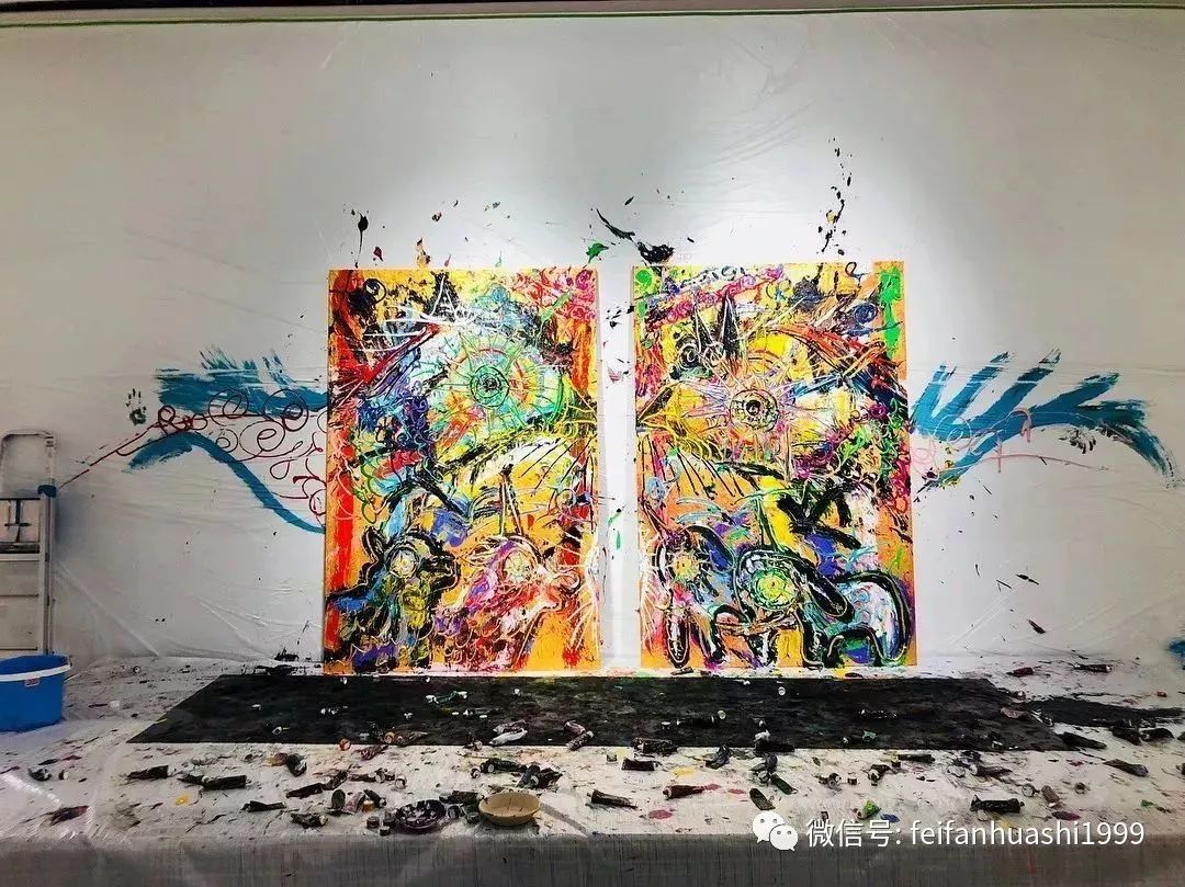 小松美羽的作品多次在