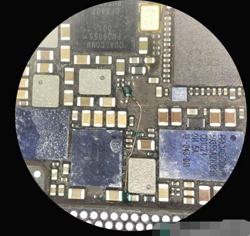 iPhoneX手机开机卡白苹果,进不了系统-杭州华