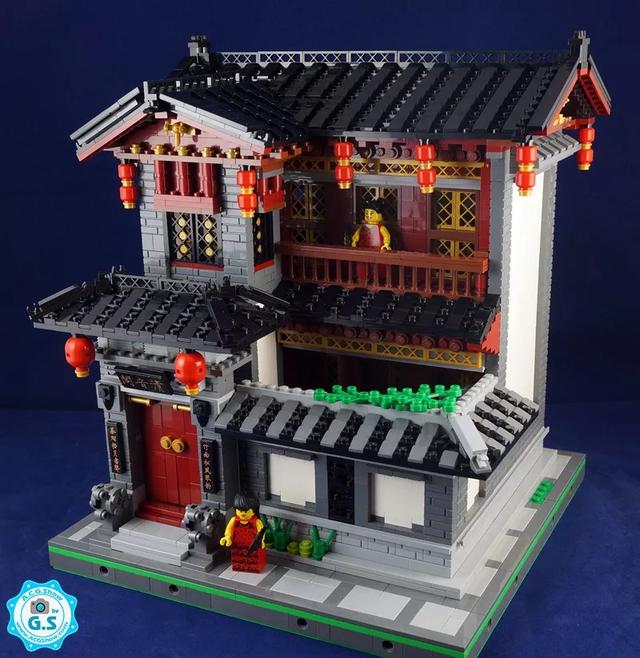 lego乐高作品欣赏gs作品集实图对比浓浓的中国风美炸了