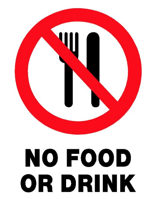 也有  no 名词的形式,如:no food or drink是"禁