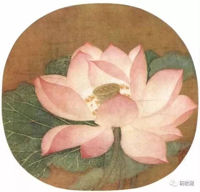 《出水芙蓉图》 南宋 吴炳 (北京故宫博物院藏)