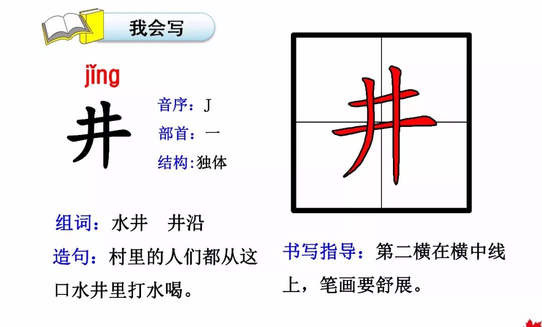 部编版二年级上册最新生字卡片(偏旁部首 组词造句)