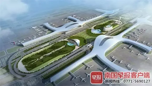其要建设内容包括: 综合交通枢纽核心工程,含 南宁至崇左铁路机场站
