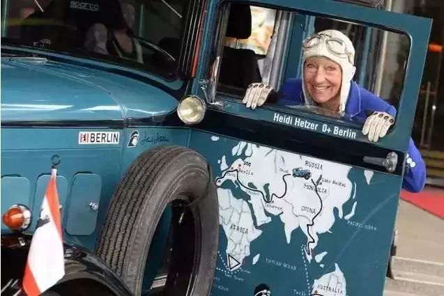 看看这个80岁开车环游世界的姑娘,这样的人生