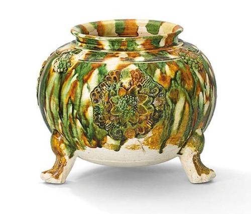 唐三彩(tang tri-color glazed ceramics ),中国古代陶瓷烧制工艺的