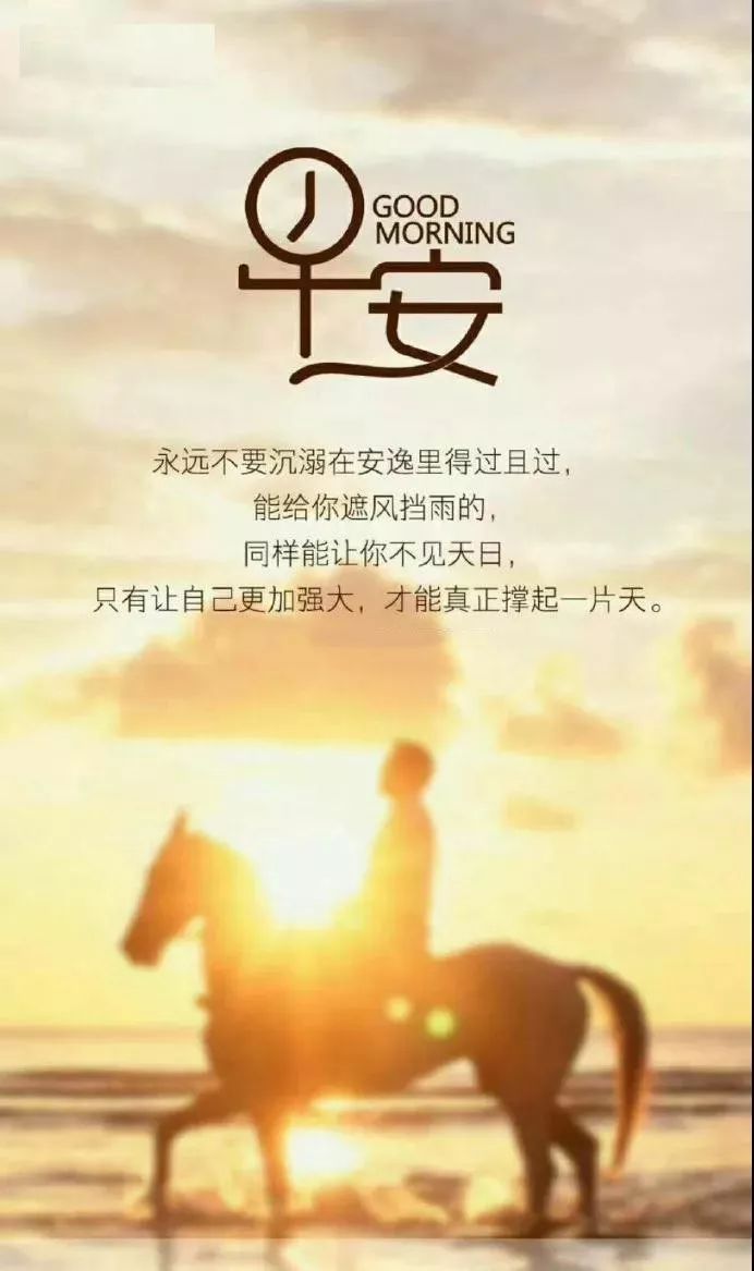 早安心语正能量流行语录说说