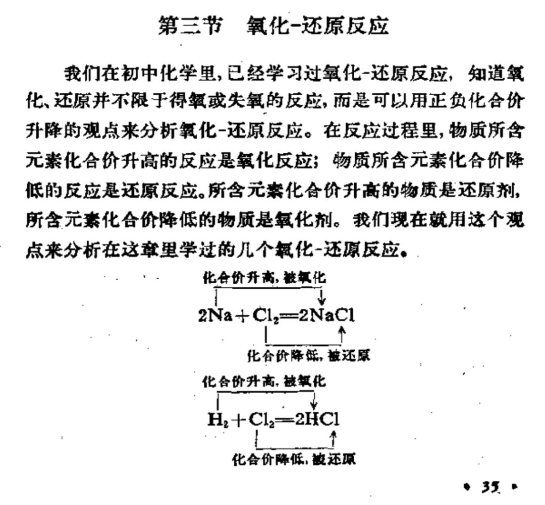 甲种本化学教材第一册-2.3-氧化还原反应