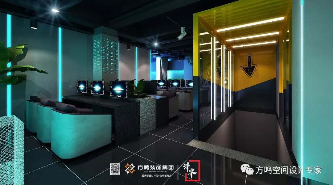 电竞馆装修设计基本要点(内附效果图)_休闲
