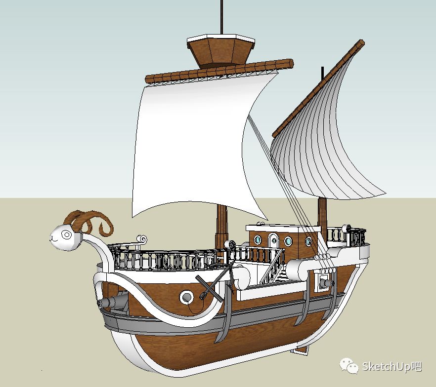 当动漫走进了SU,除了卧槽还是卧槽