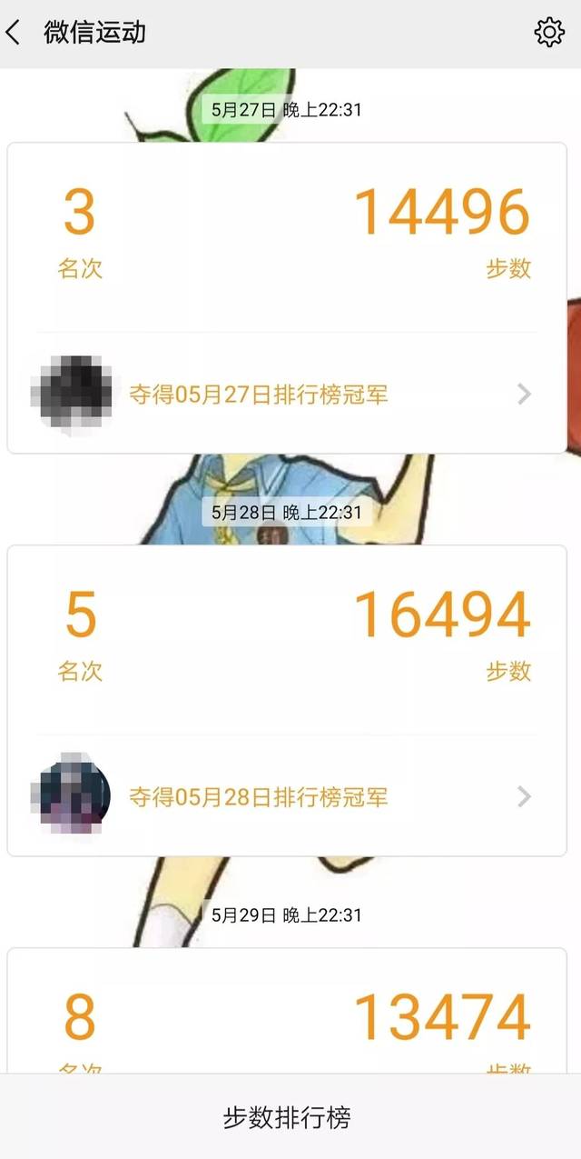 一个人微信运动的步数 有时候比他的话 更能真实反映日常 比如 其实
