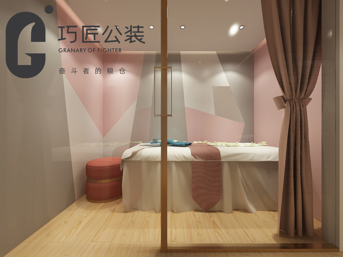 轻奢风格美容院装修设计可以这么高大尚