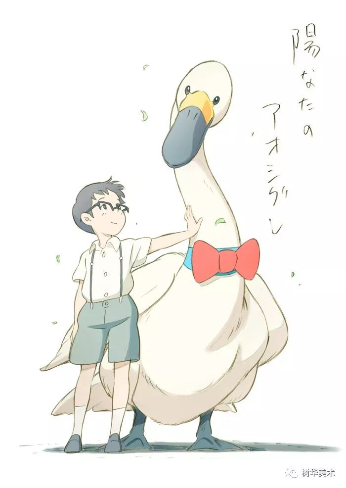 曾是吉卜力动画师的他,插画沿袭了熟悉的宫崎骏画风,温情暖暖!
