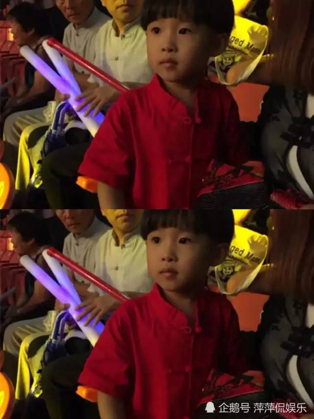 楠楠来看千玺总决赛,照片曝光引热议,网友:颜值