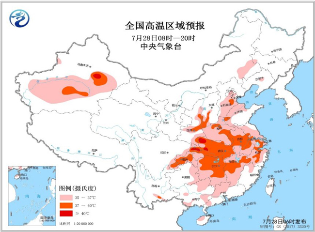 中东部持续高烧不退 四川盆地和北方降雨过程开启 冠现金百利宫娱乐