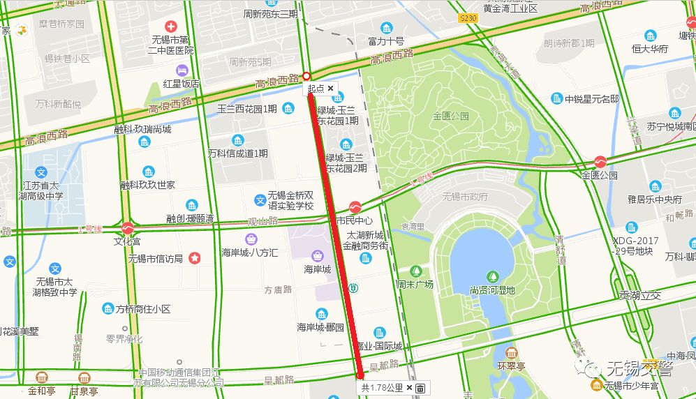 无锡35条重点道路24小时循环查控