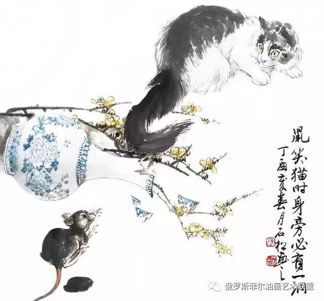 【绘画欣赏】95幅趣味水墨画,幽默,睿智