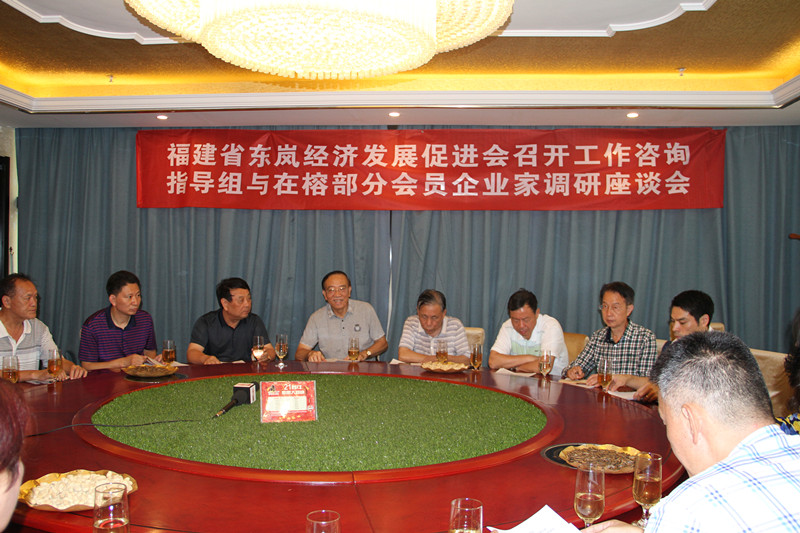 福建省东岚经济促进会副会长任德文,陈振兴,林立盘,工作咨询指导组