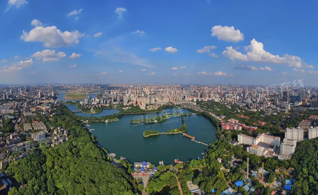 组图 | 看长沙,蓝天碧水霞光