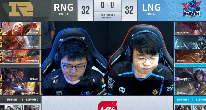 RNG与LNG对峙半小时十秒终结比赛 狼行破上单记录 RNG与LNG对峙半小时十秒终结比赛 狼行破上单记录