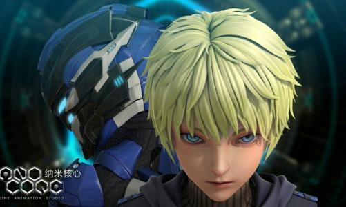 纳米核心纳米尖兵巴德尔cos，还原酷炫装甲战士