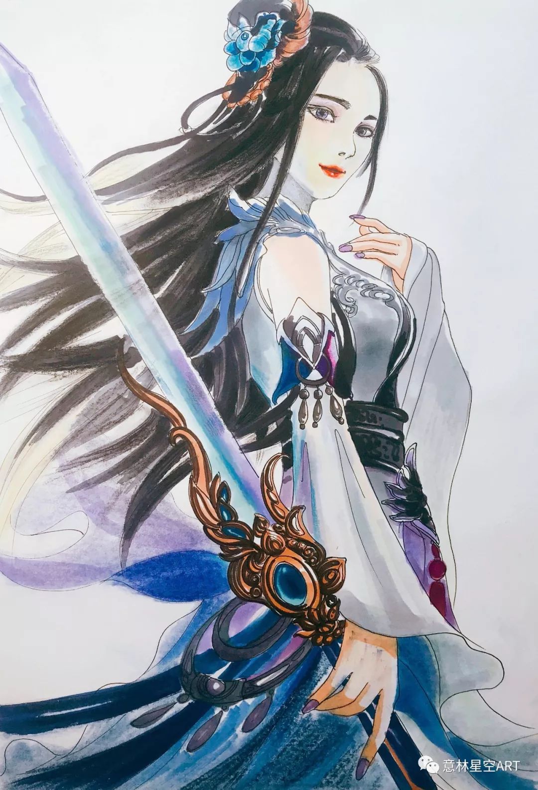 教程| 游戏中风骨柔情的女侠,可以这么美!