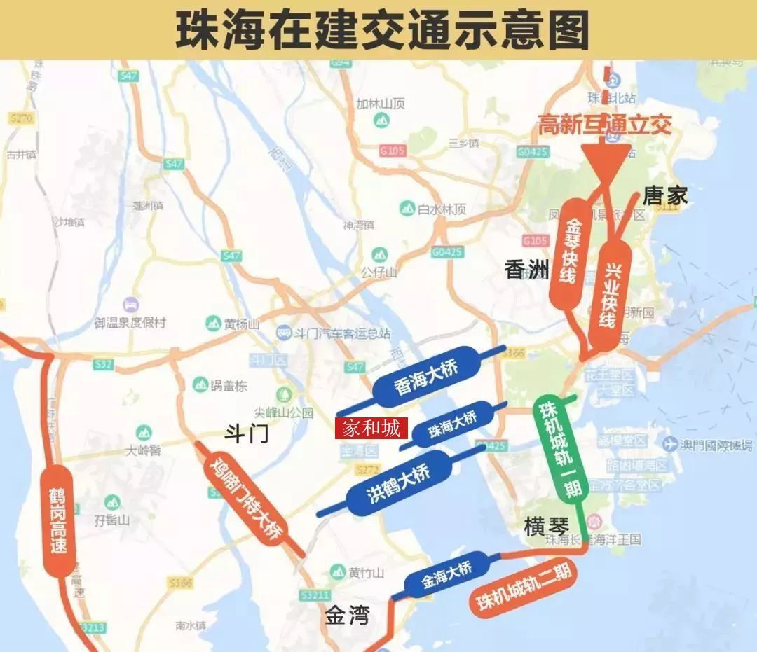 珠海的交通,分为桥,快线和隧道,城铁,地铁这么几方面.
