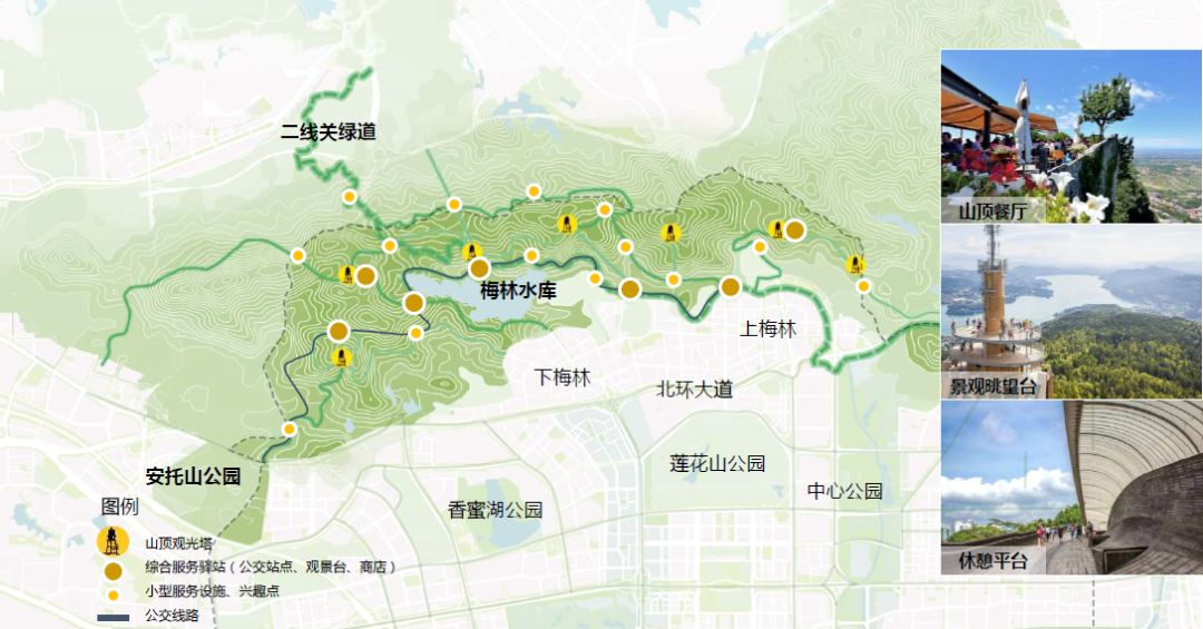 未来缆车直达安托山观景台福田整体城市设计规划曝光