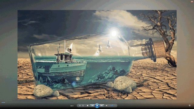 a powerful text portrait from a photo ▉ 10- underwater effect