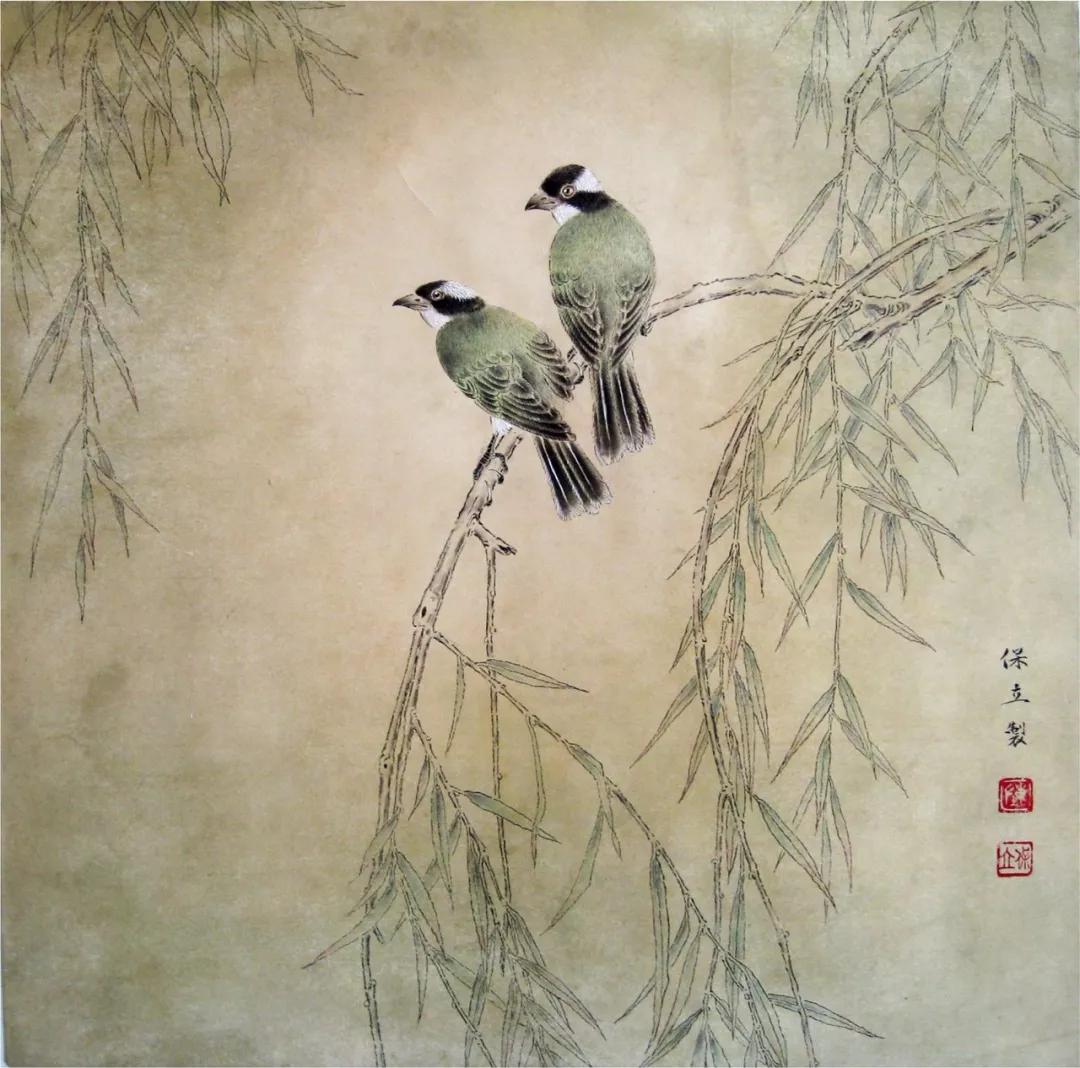 中国画名家画家陈保立工笔画欣赏