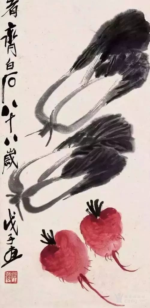 齐白石画大白菜名画邮票背后的故事